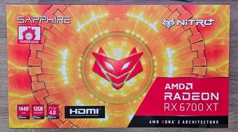 Sapphire Radeon RX 6700 XT NITRO+ 12GB - top stav, záruka. - 7