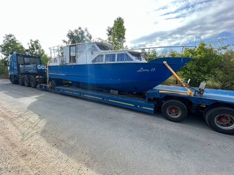 Kajutová kanálová ocelová loď  Polaris 9,4m - 7