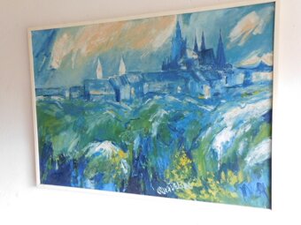 OBRAZ OLEJ PLÁTNO, HRAČANY - 7