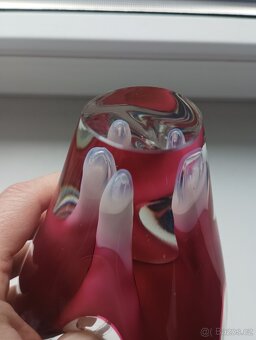 raritní objekt - hutní sklo - Paul Kedelv - 7