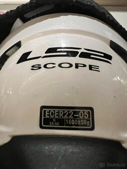 LS2 FF902 SCOPE SOLID vyklápěcí přilba na motorku - 7