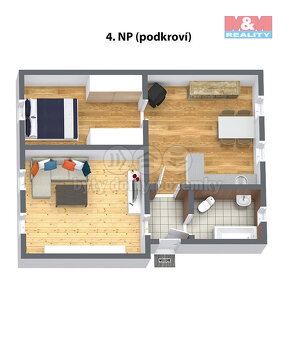 Prodej bytu 2+1, 55 m², Aš, ul. Jateční - 7