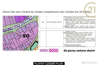 Prodej stavebního pozemku 616 m² v malebné obci Tvarožná ... - 7