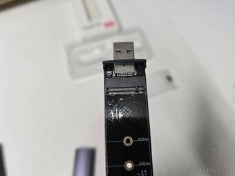 Přenosný SSD M.2 USB3 + USB-C adaptér NVME/SATA nový - 7