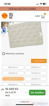 Futon matrace vlna-len-vlna 120x200 cm - 7