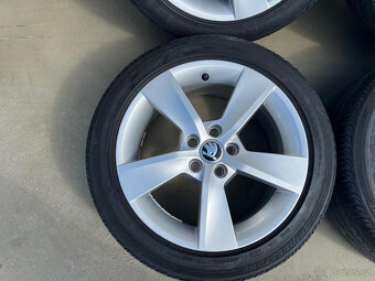 215/45R16 7X16 5X100 ET46 Alu kola ŠKODA RAPID FABIA III - 7