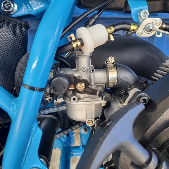 PITBIKE ASIX 710 60cc 12/10 PULL START 2T automat modrý - 7