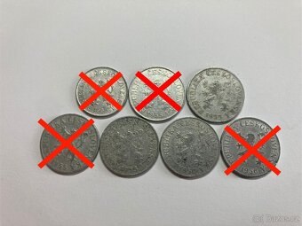 Československo mince - vzácnejšie ročníky - 7