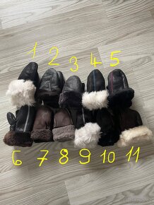 Nové, dětské rukavice s kožíškem. Pův.cena 290,- - 7