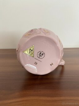 DVA NOVÉ HRNEČKY - RÚŽOVÝ PORCELÁN - 7