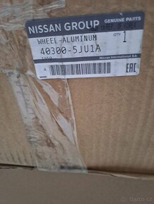 Nové Originál alu kola Nissan Navara r17 6x114,3 - 7