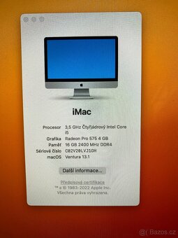 iMac 27’ QC i5 3.5GHz Retina 5K/8GB/1TB fusion drive/radeon - 7