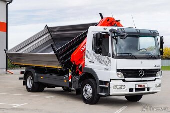 MERCEDES ATEGO 1222 TŘÍSTRANNÝ SKLÁPĚČ HYDRAULICKÁ RUKA EU4 - 7
