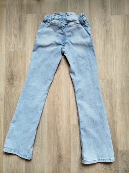 Džíny do zvonu, H&M, vel.140 - 7