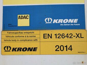 Krone SD PROFI LINER, STANDARD, TŘÍSTRANNÁ SHRNOVACÍ PLACHTA - 7