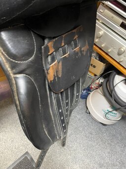 DRESURNÍ, UNIVERZÁLNÍ KOŽENÉ SEDLO NA KONĚ 17 1/2 - 7