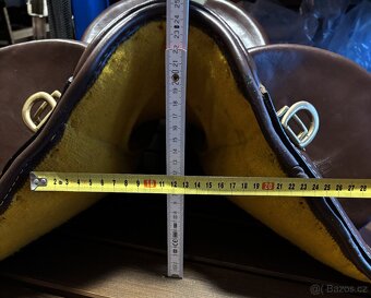 Australské sedlo s hruškou hnědé - 7