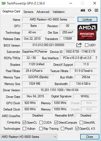 AMD Radeon Sapphire 6870 1 Gb GDDR5, edice DiRT 3 - 7