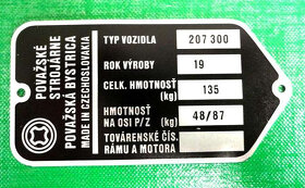 Prodám kartičky a titky na moped,moto - 7