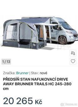 Nafukovací předstan na dodávku - 7