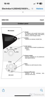 Mikrovlnná trouba Electrolux - 7