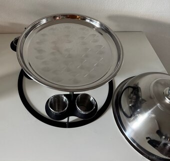 Nerezový SADŽ s ohřevem, sosečkami a panáky - 7