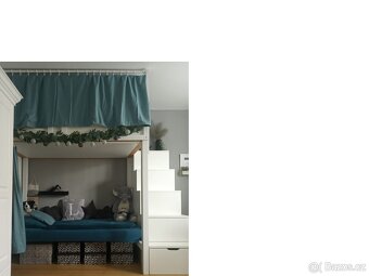 Patrová postel se 2 šuplaty ve schodech - 7