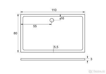 Mramorová vanička 110x80 ROCKY-WellMall - 7