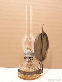 Retro stolní petrolejová lampa - ČSSR - 7
