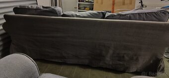 2x 3místná pohovka ikea - 7