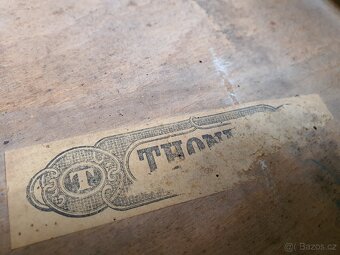 retro starožitné ČSR židle 4ks socialismus 1940 - 1950 - 7