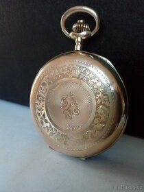 Zlaté tříplášťové kapesní hodinky - 7
