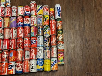 Staré plechovky Coca Cola , Pepsi, Sprite , Fanta - 7