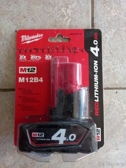 Baterie Milwaukee M12B4 nova - 7