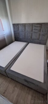 Čalouněná postel 220x220 cm - 7