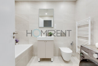 Pronájem moderně zařízeného bytu 2+kk (54,6 m²) s předzahrád - 7