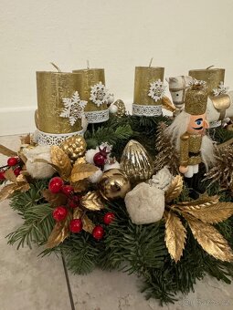 Adventní věnec - British Elegance - Luxusní Dekorace - 7