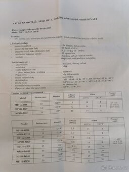 Solenoidový ventil Mivalt - 7