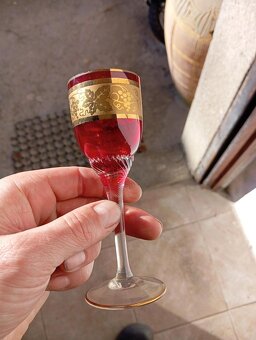 Rubínové skleničky - 7