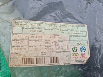 panel cloupku C/D pravý Škoda Felicia před FL do 12/97 6U686 - 7