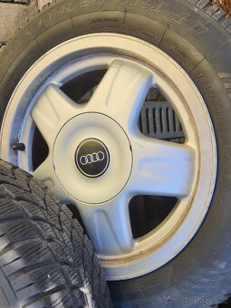 Prodám alu kola s pneu na AUDI 80 r.15 - 7