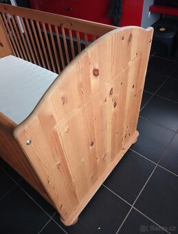 Dětská postýlka + matrace Antiacaro 140x70 - 7