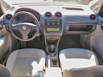 VOLKSWAGEN CADDY 1.6 MPI,LIFE,75 KW,AUT. KLIMA,VYHŘ.SEDAČKY - 7