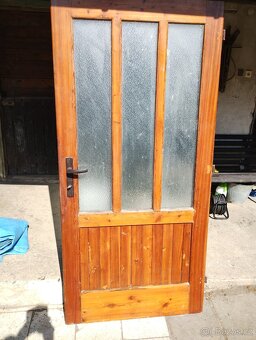 Právě dveře 90 cm masivní - 7