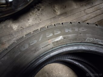 205/55 R16 zimní pneu 2 ks cca 7mm - 7