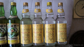 Alkohol - vodka, griotte - starý, archivní, retro alk. - 7