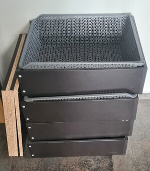 577 - 2x šatní skříně s dveřmi se zrcadly IKEA VIKEDAL - 7