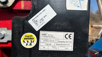 Štípačka dřeva OEHLER 19t za traktor - 7