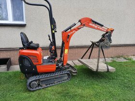 Půjčovna-pronájem minibagru Kubota - 7