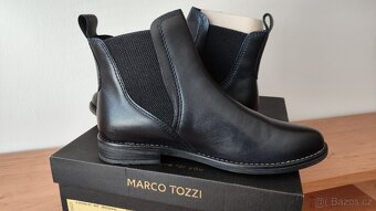 Kotníkové boty Marco Tozzi, tmavě modré - 7